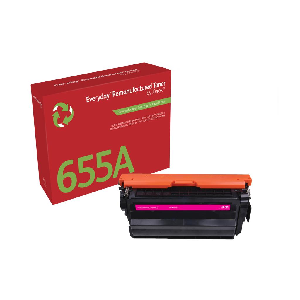 [55810] [006R04346] XEROX Everyday Remanufactured Toner para HP 655A (CF453A), Standard Capacity