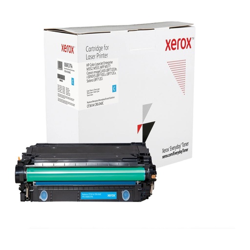 [40805] [006R03794] XEROX Everyday Toner para HP 508A Color LaserJet Enterprise M552(CF361A CRG040C) Cian